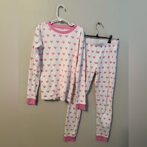 Lake Pink Heart Kids Pajamas